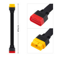 1PC Universal 16 Pin ชาย16 Pin หญิง OBD 2 OBD II Extension Connector สำหรับ Auto Diagnostic ขยาย Cable