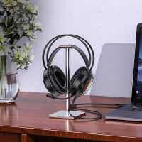 Portable Head-mounted Gaming Audio and Video Headset Tri-color LED Light High Sound Quality Noise Reduction MP3 Headsets