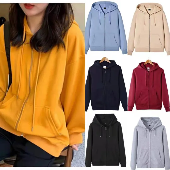 Sex Hooded Jacket Cotton Plain Jacket With Per Lazada Ph 4125