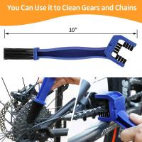 Cleaner Bicycle Chains Bike Chain Cleaner Cycling Cleaning Kit Current String Brush Accessories for Mountain, Road, City, BMX