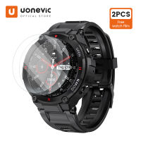 Uonevic 2Pcs 9H Premium กระจกนิรภัยสำหรับ K22 Smartwatch หน้าจอสำหรับ Smartwatch