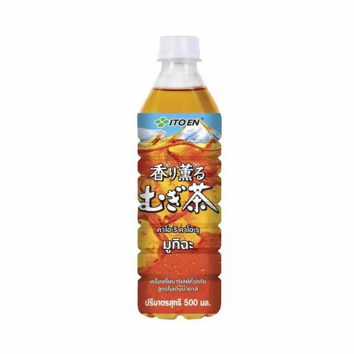 ITO EN ชาข้าวบาร์เลย์ ชาเขียวอิโตเอ็น มูกิฉะ Mugicha Barley Tea ITOEN 1*24  ขวด (ต่อลัง) | Lazada.co.th