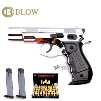 ปืนแบลงค์กัน BLOW CZ75 SILVER 9MM P.A.K ( X2 แม็กกาซีน ) ผู้ซื้อต้องมีอายุมากกว่า 21 ปี ส่งภาพถ่ายบัตรประชาชนพร้อมลงลายมือชื่อทางแชท