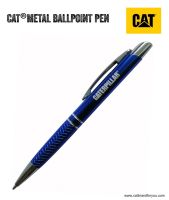 CAT® Metal Blue Ballpoint Pen