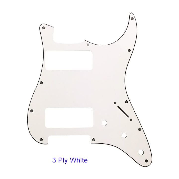 pleroo-great-quality-guitar-parts-2-p90-strat-guitar-pickguard-for-us-11-screw-holes-strat-2-p90-humbuckers-guitar-bass-accessories