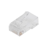 25/100Pcs Gold Plated RJ45 Net Network Cables Modular Plug Cat5 CAT5e Connector 8P8C Modular Rj45 Plug Terminals Cables