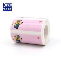 【In-Stock】 hengqinbi Kze Minions ม้วนฉลากความร้อนน่ารัก50*20มม. เทป Typeable Washi สติกเกอร์น่ารักสำหรับ EQ11 Mini เครื่องพิมพ์ฉลากความร้อน