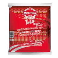 มอคโคน่า กาแฟปรุงสำเร็จชนิดผง 3in1ทรีโอ ริชแอนด์สมูท 18 กรัม x 100 ซอง - Moccona Trio Rich &amp; Smooth Mixed Coffee 18 g x 100 Sticks