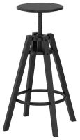 DALFRED Bar stool, black, 63-74 cm (ดัลเฟรียด เก้าอี้บาร์, ดำ, 63-74 ซม.)