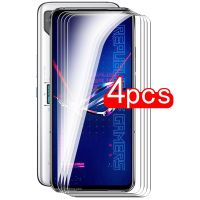 4ชิ้นกระจกกันกระแทกสำหรับ Asus ROG Phone 6 Pro เคสสำหรับ Asus ROG Phone6 Pro 5G ฟิล์มเคสโทรศัพท์มือถือไอโฟนป้องกันกระแทกคลุม6.78นิ้ว