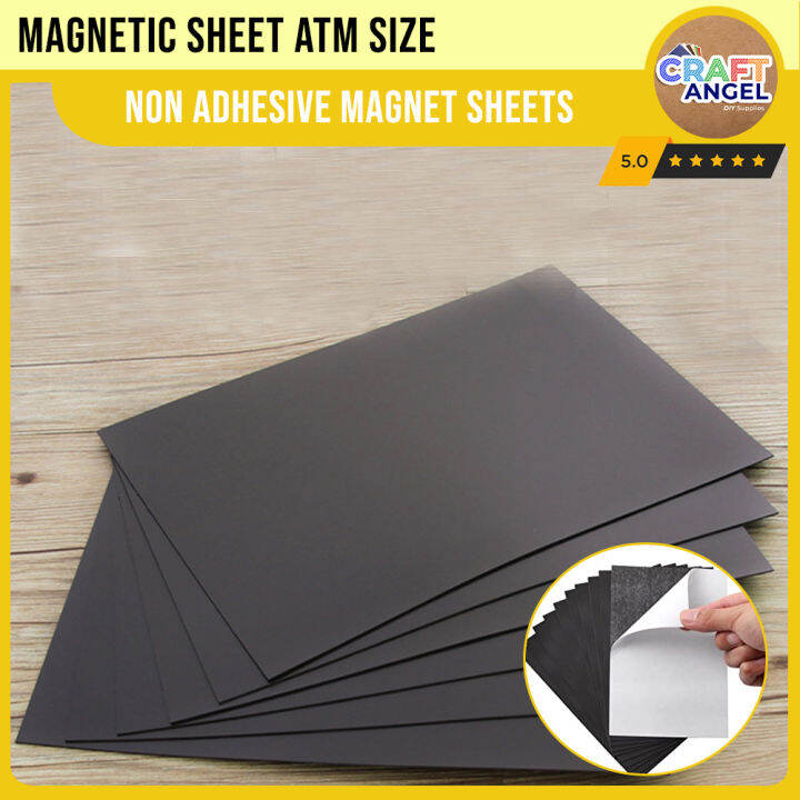 Magnetic Sheet ATM Size (54x86mm) With Sticker Full Adhesive / Without ...