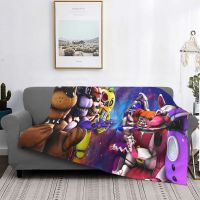 Ready Stock Game FNAF Security Breach Blanket Sofa Cover Velvet Textile Decor Cartoon Popular Soft Throw Blanket for Bedding Couch Bedspread