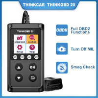 THINKCAR ThinkOBD เครื่องมือสแกนเนอร์ยานยนต์20วินิจฉัยรถ OBD2ไฟตรวจสอบเครื่องยนต์ DTC LookupOBD2เครื่องอ่านโค้ด V1.5 ELM327 PK