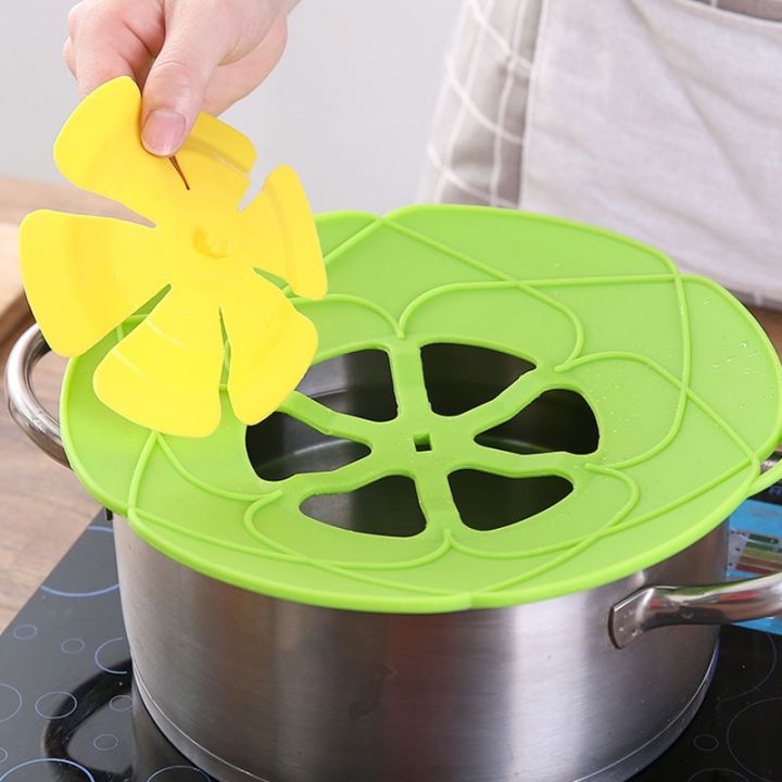 hot-sale-weizheng1-ฝาปิดซิลิโคนกันรั่วไหลภายในสำหรับหม้อกระทะอุปกรณ์อุปกรณ์ทำครัวเครื่องครัวดอกไม้ในบ้าน