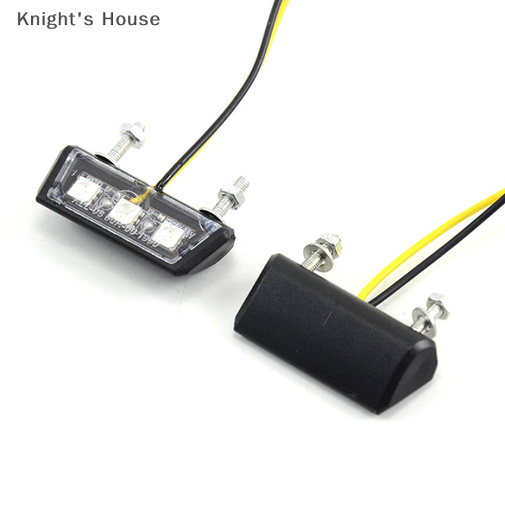 knights-house-ป้ายทะเบียนรถจักรยานยนต์12v-1ชิ้น-ไฟ-led-ป้ายทะเบียนรถจักรยานยนต์กันน้ำไฟป้ายทะเบียนรถมอเตอร์ไซด์ใช้ได้ทั่วไปไฟเบรก