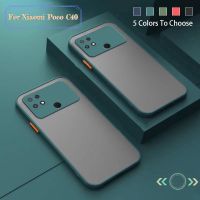 สำหรับ Xiaomi Mi C40 Poco PocoC40เคสโทรศัพท์ผิวสัมผัสนุ่มเคสกันกระแทกหลังซิลิโคนฝาครอบป้องกันเลนส์กล้อง