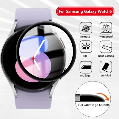 3D Curved Screen Protector for Samsung Galaxy Watch 4 5 Pro Full Coverage HD Shatterproof Film for Samsung Watch 4 5 40/44 MM