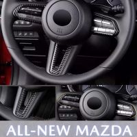 ครอบพวงมาลัย Mazda 3(2020) CX30 CX-30 ลายคาร์บอน เคฟล่า carbon