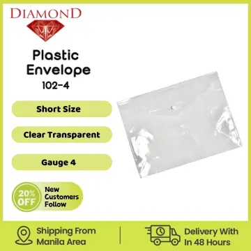 Order transparent (plastic) envelopes online?