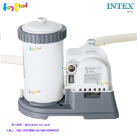 Intex ส่งฟรี เครื่องกรองน้ำระบบไส้กรอง 9,463 ลิตร/ชม. (สระ 15-24 ฟุต) รุ่น 56632/56634