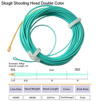 Aventik Floating Skagit Shooting Head With Welded Loops At Both Ends Double Color Fly Fishing Line Weight Fly Line NEW Fishing Lines