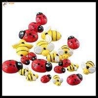 WZNB อุปกรณ์ตกแต่งห้อง Ladybirds Decor การตกแต่งผึ้ง ผึ้งเรซิ่น เสน่ห์เรซินขนาดเล็ก เต่าทองเรซิน เสน่ห์เรซิน