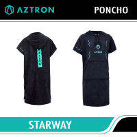 Aztron Starway Poncho เสื้อคลุม ชุดคลุม กันแดด ฝน หรือลมทะเลได้ เนื้อผ้าPolyeste เนื้อผ้าซับน้ำได้ดี ให้ความอบอุ่นร่างกาย