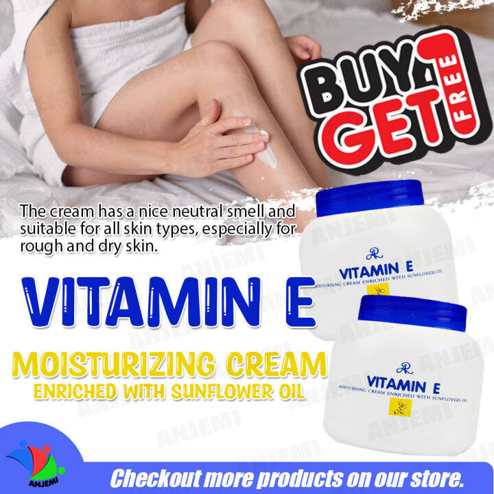 BUY 1 TAKE 1 Vitamin E Moisturizing Cream Enriched with Sunflower Oil 200g Nourished