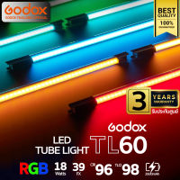 Godox LED TL60 RGB 18W 2700-6500K 2600mAh - รับประกันศูนย์ Godox Thailand 3ปี ( Stick, Tube )