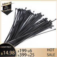 100Pcs 10ซม.ไนลอนซิปพลาสติกตัดสายรัดเคเบิ้ลลวดSelf-Locking Black