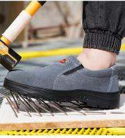 Men shoes รองเท้าไซต์ก่อสร้าง รองเท้าทำงาน เพื่อความปลอดภัย สำหรับผู้ชาย safety shoes ขนาด size 39-45 พร้อมส่งจ้า?