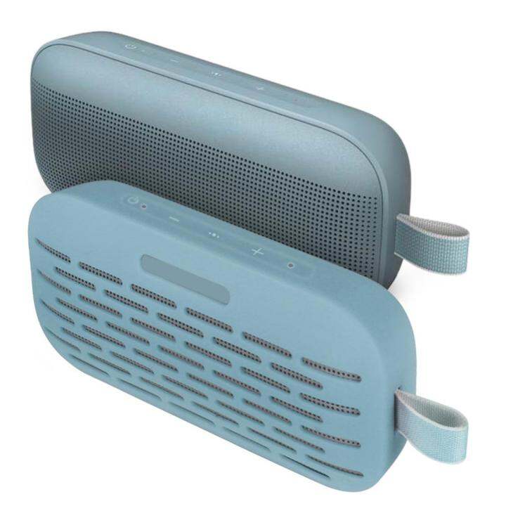 เคสลำโพงวิทยุซิลิโคนแบบพกพาเข้ากันได้กับบลูทูธสำหรับ-bose-soundlink-อุปกรณ์เสริม-bose-การเดินทาง-ปิกนิก