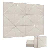 12 Pack Acoustic Panels, 12 X 12Inch Decorative Soundproofing Panels, Wall and Ceiling Acoustical Panels