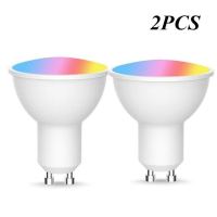 GU10 Spotlight WiFi สมาร์ทหลอดไฟ5W RGB CW 2700-6500K สมาร์ทหลอดไฟ App รีโมทคอนล RGB Light สำหรับ Alexa Home