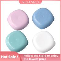 VITAL STORE 4pcs พลาสติกทำจากพลาสติก อุปกรณ์เสริมการเดินทาง บาร์สำหรับการเดินทางเพื่อธุรกิจ ห้องอาบน้ำห้องออกกำลังกาย ภาชนะบรรจุสบู่เดินทางพลาสติก มีฝาปิดป้องกันการรั่วซึม ที่วางสบู่ทรงกลม ที่ใส่สบู่