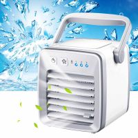 เครื่องปรับอากาศแบบพกพาพัดลมระบายความร้อน Mini Air Cooler Multi-Ftion Humidifier Purifier สำหรับ Home เครื่องปรับอากาศขนาดเล็ก USB Fan