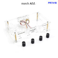 March All PR-741B ชุด BOX กล่อง Acrylic อะคริลิคใส่ พร้อมอุปกรณ์ สำหรับ Pre-Amp ปรี-แอมป์ ปรับทุ้ม-แหลม ซ้ายขวา อิสระ สเตอริโอ โทน คอนโทรล BASS TREBLE BALANCE เป็นภ