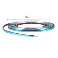 1x ภายในรถกระจังหน้าหน้าต่างแถบประตูอัตโนมัติ DIY ปั้นตกแต่งแถบเงินโครเมี่ยมปั้นแผงตัดอุปกรณ์เสริม