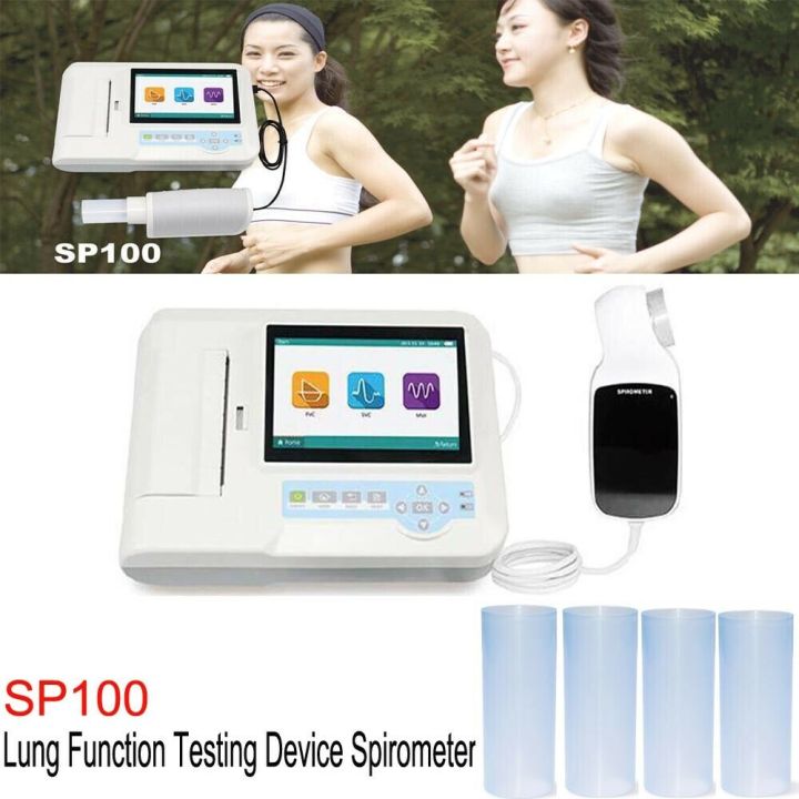 contecmed-sp100-spirometer-มือถือหน้าจอสัมผัสฟังก์ชั่นปอด-spirometry-fvc-เครื่องพิมพ์