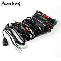 Aeobey 3เมตร12โวลต์24โวลต์40A รถยนต์ LED แถบไฟลวดลากสายไฟชุดสายเคเบิ้ลสำหรับอัตโนมัติขับรถออฟโร้ด Led ทำงานโคมไฟ