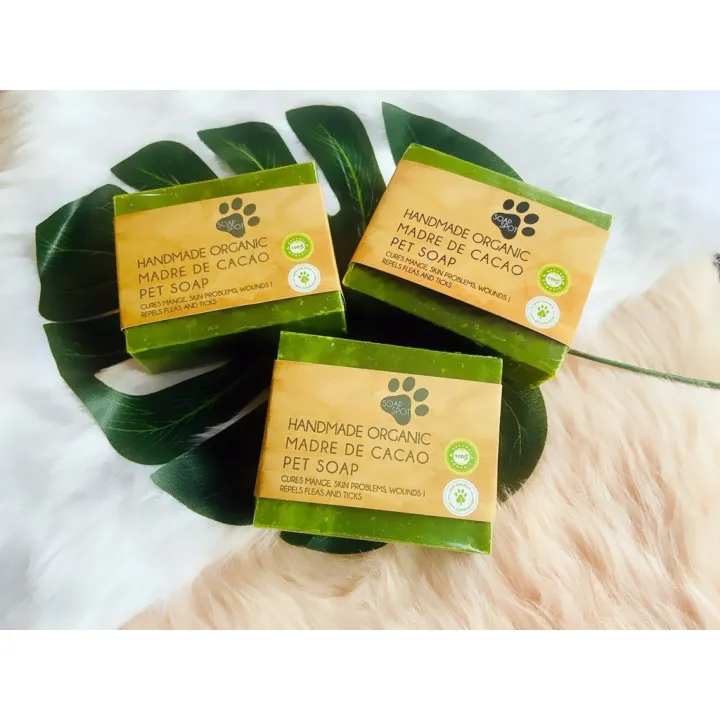 Soap Spot Premium Organic Handmade Madre de Cacao Pet Soap Safe for