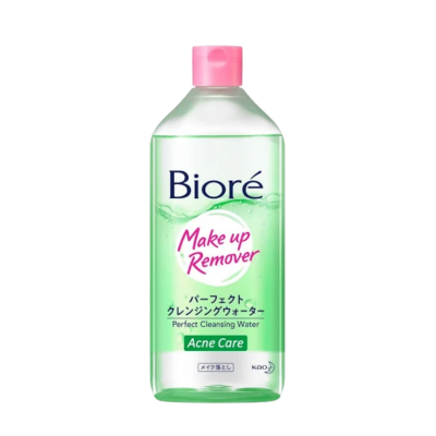 เช็ดเครื่องสำอาง บิโอเร คลีนซิ่ง วอเตอร์ แอคเน่ แคร์ 400มล Biore Cleansing Water Acne Care 400 ml