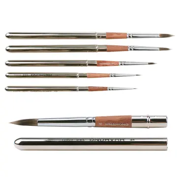 Dainayw Travel Watercolor Paint Brushes Squirrel Hair Detail Line