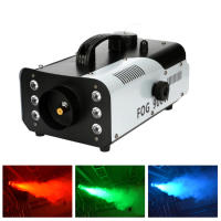 900W Fog Machine 6 LED Stage Machine Fogger Wireless Remote Controller for Wedding Theater Halloween Club DJ Celebration Party Weddings Stage Light Effect