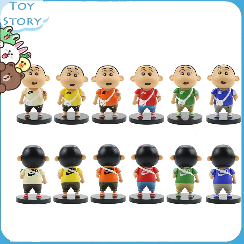 Crayon Shinchan Toy Figure Toys Christmas Hot Gift Kid Birthday Present 8pcs/set 