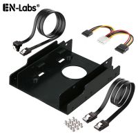 【YF】 SATA3 III Straight/Angled Data Cable   Molex to Splitter Cord w/ 2.5 3.5 SSD/HDD Bracket