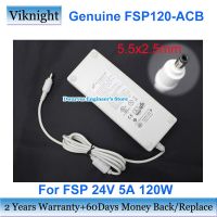 FSP120-ACB สีขาวที่ชาร์จอะแดปเตอร์สำหรับ AC FSP 24V 5A 120W FSP120-AAAN2 FSP100-RTAAN2 FSP1202450 FSP120-ACA แหล่งจ่ายไฟแล็ปท็อปการรับประกันสองปี