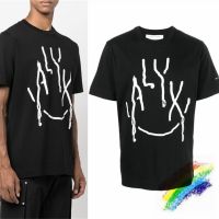 Alyx 1017 9Sm Letter Logo Short Sleeve T-Shirt Men 1:1 Best Quality Oversized T Shirt Black White Tops Tee