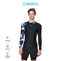 BARREL MENS ABYSSAL RASHGUARD - BLACK/NAVY