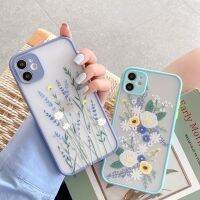 [สุดฮอต] เคสโทรศัพท์โปร่งใสลายดอกไม้แฟชั่นสำหรับ iPhone 13 11 12 Pro X XR XS Max SE 2020 6S 7 8 Plus ปลอกซิลิโคนกันกระแทก